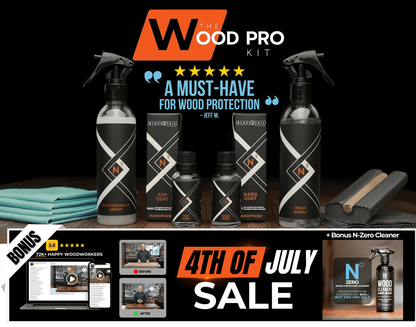 4th of July Sale - N3 Nano: The Wood Pro Kit + Bonus N-ZERO Wood